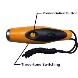 Apito eletrônico com 3 Tone, alta decibel, corrida, futebol, basquetebol, Match Sport, Pet, Pigeon Training Tool, nenhum logotipo - Image 6