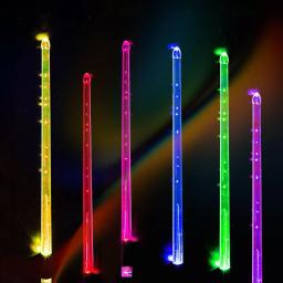 Baquetas luminosas com bateria recarregável, LED Light Up, 15 cores, Glow Drum Sticks, Acessório Profissional Instrumento Musical - Image 3