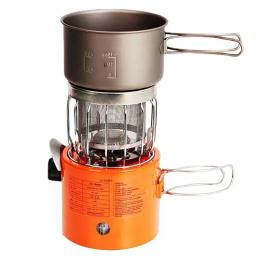 Fogão portátil com alta eficiência, Aquecedor de acampamento para barraca, queimador turístico ao ar livre, Cook Gear for Hunting, Sobrevivência - Image 3