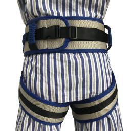 Enfermagem Transferência Gait Belt com Perna Loops, em pé e elevação Aid Buckle, Homecare Andar, Idosos - Image 1