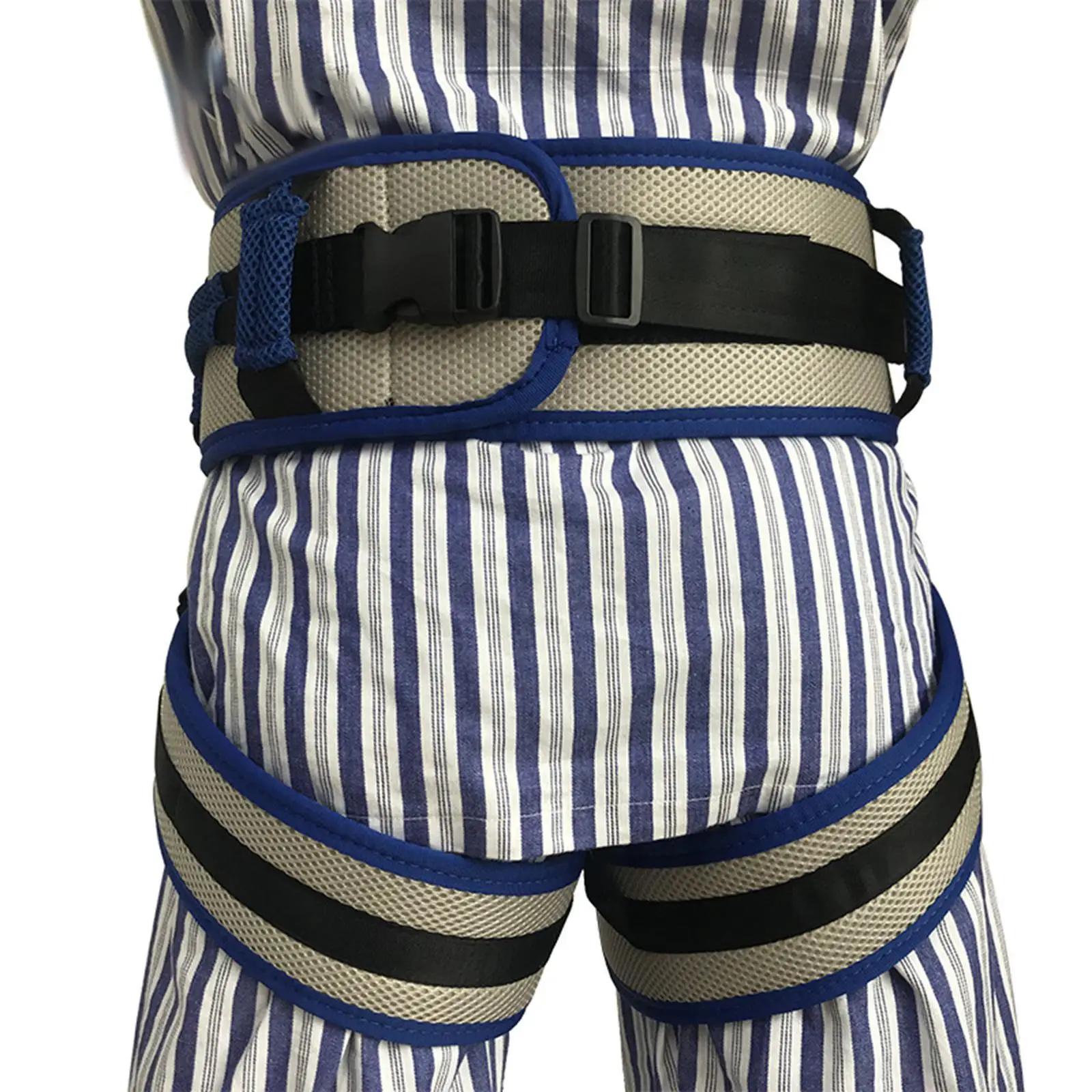 Enfermagem Transferência Gait Belt com Perna Loops, em pé e elevação Aid Buckle, Homecare Andar, Idosos - Image 1