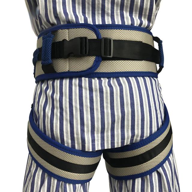 Transferência Segura para Idosos: Cinto Gait com Loops para Pernas e Fivela de Elevação para Assistência em Casa