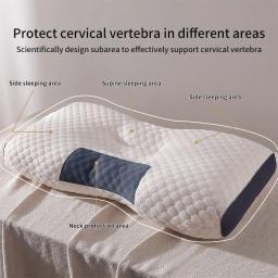 Almofada Ortopédica Cervical, Massagem De Fibra De Soja, Almofada SPA para Dormir, Ajudar A Dormir E Proteger O Pescoço, Novo - Image 2