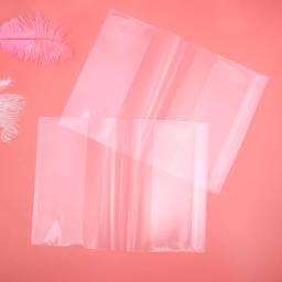 Capa de livro de plástico transparente, protetor de livro de exercícios à prova d'água, 5 peças 16k, filme de livro didático, design durável e transparente - Image 4