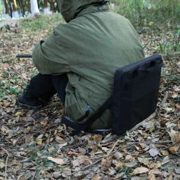 Cadeira dobrável Back Support Pad com alça, alça de ombro, assento acolchoado grosso, portátil, esportes, eventos - Image 2