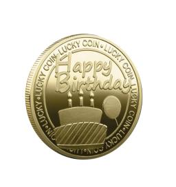 Moeda bitcoin banhada a ouro, coleção de arte colecionável, presente comemorativo físico, casascius, imitação antiga de metal, feliz aniversário - Image 6