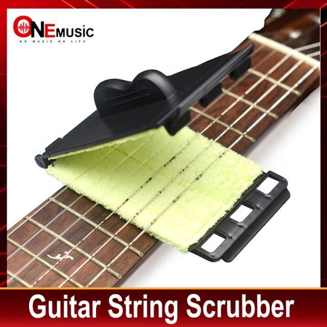 Limpeza Profunda para Guitarras e Baixos: Ferramenta Scrubber para Cordas e Tampo de Braço, Acessórios de Manutenção 1Pc