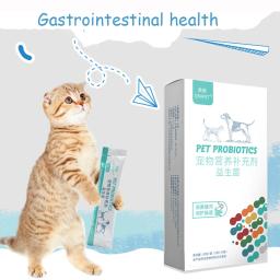 10 bags/box probióticos de saúde gastrointestinal para gatos, cães pet suplementos nutricionais diarréia, vômito, melhorar o apetite - Image 3