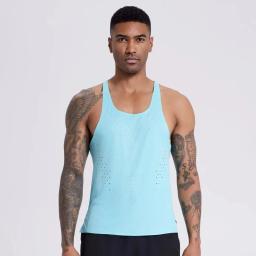 Camisola de Alças Masculina e Feminina de Atletismo, Colete Running, Speed Sports, Camisas Fitness, Rapazes Atleta, Atletismo, Maratona, Roupas Sem Mangas - Image 6