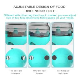 Interativo Dog Toy Treat Dispenser, Inteligência Puppy Tumbler, Jogos Indoor, Aumenta o QI, Track Rolling, Chihuahua, Pet Supplies - Image 5