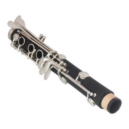 M MBAT-Clarinete Preto com Acessórios Bolsa, Bb, 17 Chaves, 6 Anéis, Profissional, Sopros, Instrumentos Musicais - Image 3