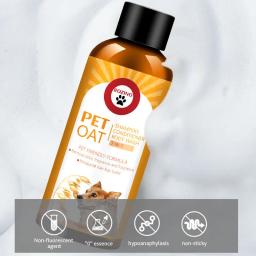 Shampoo para Duche para Cães e Gatos, Fofo Suave, Desodorizante Bactericida, Aroma de Longa Duração, Produtos de Limpeza Pet, 3 em 1, 100ml - Image 4