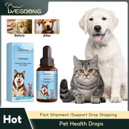 Yegbong-pet saúde Drops, para cães e gatos, nutrição equilibrada, melhorar, cachorro, gatinho, livre de doença, multi-vitamina - Image 1