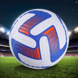 Bola de futebol de couro PU para adolescentes e adultos, bola de jogo inflável ao ar livre, tamanho oficial 5, 2021 - Image 1