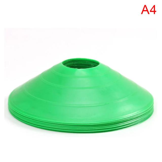 Conjunto de Cone de Disco com Suporte de Plástico para Treinamento Multiesportivo e Futebol