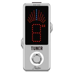 Rowin LT-910 pedal afinador de guitarra, efeito de alta precisão, pedal afinador cromático, display led, true bypass, acessórios de guitarra elétrica - Image 1