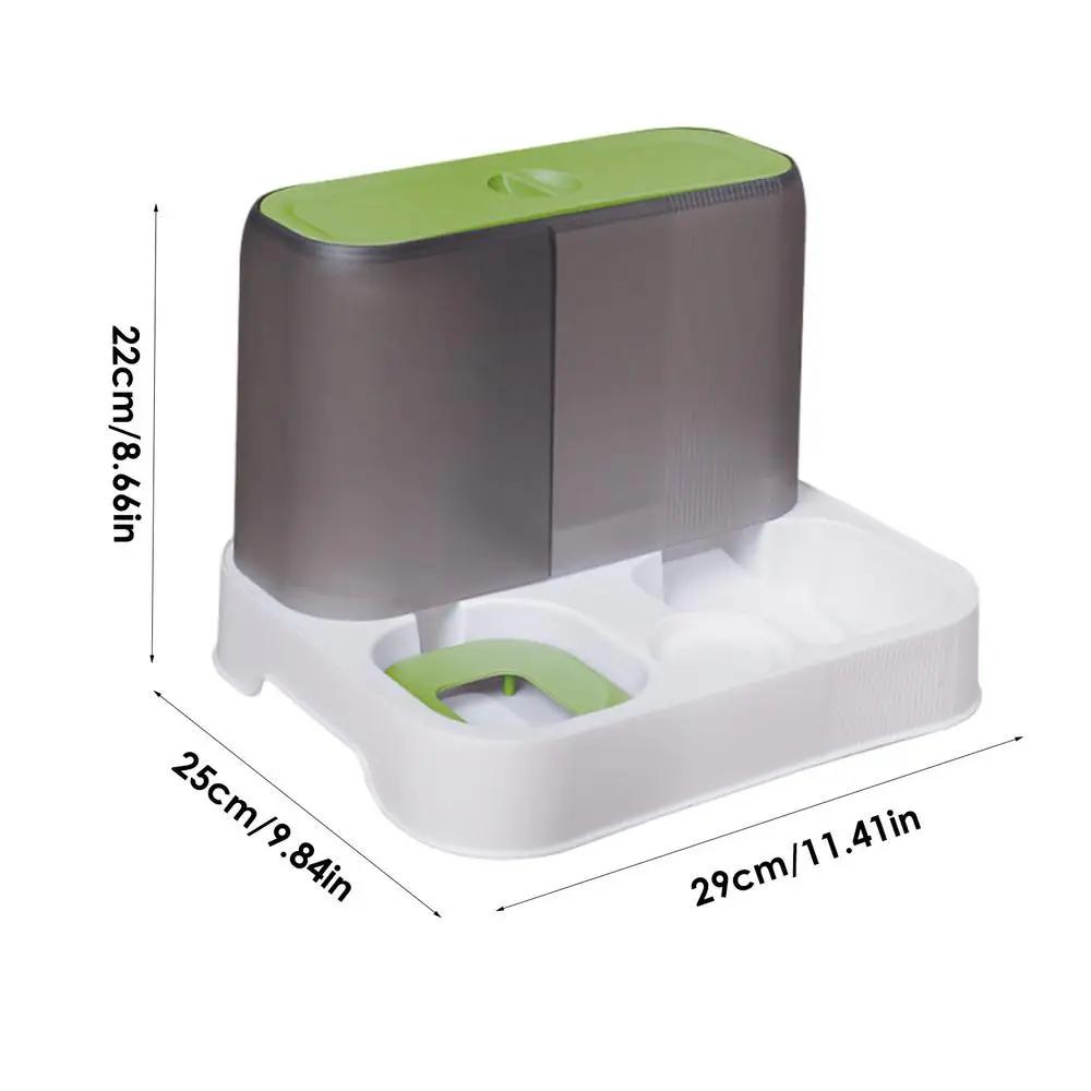 Dispensador automático do alimento do animal de estimação, alimentador do gato, alimentadores do cão, grande capacidade água distribuidor - Image 1