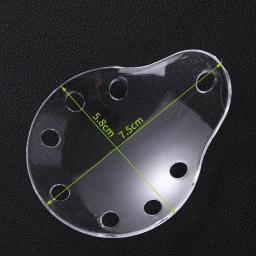 Protetor transparente para os olhos, respirável único, plástico poroso, oval oftálmico - Image 5