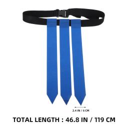 Futebol americano Match Training Buckle Belt, Cinta de cintura ajustável, Rugby Flag Tag, Resistente ao desgaste, 2pcs - Image 4