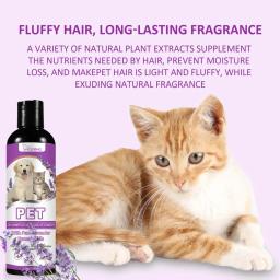 Champô condicionador para cães e gatos, anti-odor, anti-ácaro, gel de banho, macio, sabonete, seco, coceira, alívio da pele, pelos - Image 4
