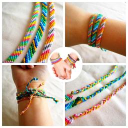 Kit de Fazer Jóias para Meninas, Pulseira DIY, Artes para Crianças, Artesanato da Amizade, Brinquedos Presente, 5-12 Anos - Image 6