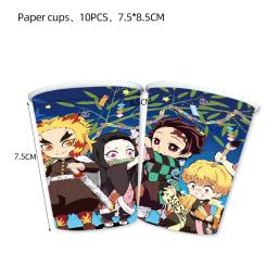 Personalizável Anime Balões Set para Crianças, Demon Slayer, Kimetsu No Yaiba Party Decor, Baby Shower, Decorações de aniversário Suprimentos - Image 2