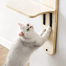 MEWOOFUN Fácil Montagem Pet Escalada Frame, Cama Pendurada, Torre De Árvore, Brinquedos Do Gato, Pet Fornecedor, Estoque EUA - Image 4
