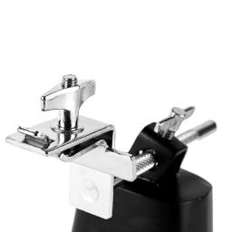Suporte Mount Cowbell Stand Holder, Drum Clamp, acessório de percussão com ação paralela Jaws - Image 5