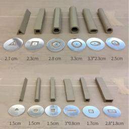 Oco lama vara extrusora conjunto de argila portátil apertando a arma, cerâmica modelagem ferramenta, DIY 12 tipos de macio - Image 4