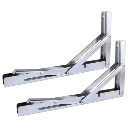 Tripé dobrável de aço inoxidável, cremalheira do armazenamento, camada telescópica, móvel, do Carga-rolamento, parede do suporte, acessórios do barco, 2x - Image 4