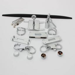 Metal Bag Locks Fecho Set para Bolsas Bolsa Tote, Fechamentos Snap Fechos, Artesanato DIY, Hardware Case, Saco Acessórios, Moda - Image 6