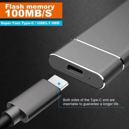Unidade de estado sólido externa de alta velocidade ssd de 2tb/20tb/30tb tipo-c/usb 3.1 interface disco rígido portátil para pc laptop mac - Image 5