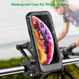 Suporte de telefone móvel impermeável ajustável para bicicleta, Universal Bike Mount, Guiador de motocicleta, Suporte para celular - Image 6