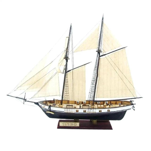 Kits de Construção de Navios 3D em Madeira: Puzzle Artesanal de Barcos a Vela para Bricolage