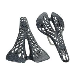 Assento bicicleta fibra carbono respirável almofada selim bicicleta estrada para homens mulheres - Image 3