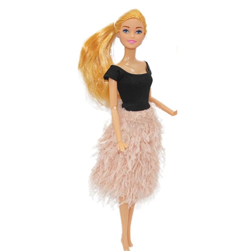 Novo conjunto completo de boneca de menina de 30cm, boneca de articulações de 11.5 polegadas com saia de arco-íris da moda, brinquedos para meninas - Image 1