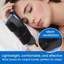 Cinta de pulso VELPEAU com suporte para polegar para tenossinovite, entorse e dor de artrite de quervain, tala de pulso para homens e mulheres - Image 5