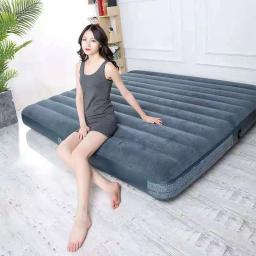 Outdoor Double Air Mattress, Household Air Mattress Floor, cama de ar espessada, bomba de ar portátil, 191cm - Image 1