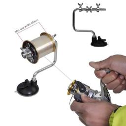 Portátil De Metal Pesca Linha Winder, Reel Linha Winder, Spooler Carretel, Sistema De Enrolamento, Tackle Ferramentas, artes De Pesca - Image 1