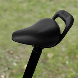 Sela de bicicleta de couro PU para crianças, almofada macia, almofada conforto, assento MTB impermeável, sela de criança - Image 3