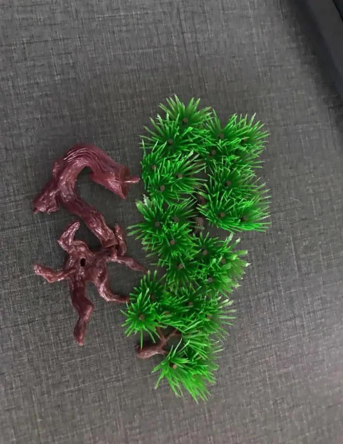 Plantas Artificiais De Aquário Para Decoração, Decoração De Ervas Daninhas De Água, Planta Aquática, Grama Do Tanque De Peixes, Ornamento, Acessórios De Visualização - Image 1