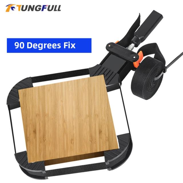 Multifunções cinto braçadeira para carpintaria, banda ajustável rápida, poligonal Clip, 90 graus ângulo direito canto, Photo Frame clipes