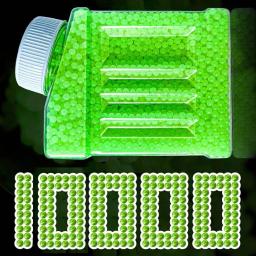Contas de bola de água de gel luminoso recarga munição brilho no escuro bala de água de gel para blaster jogo não tóxico brinquedo diy splatter bola arma - Image 1