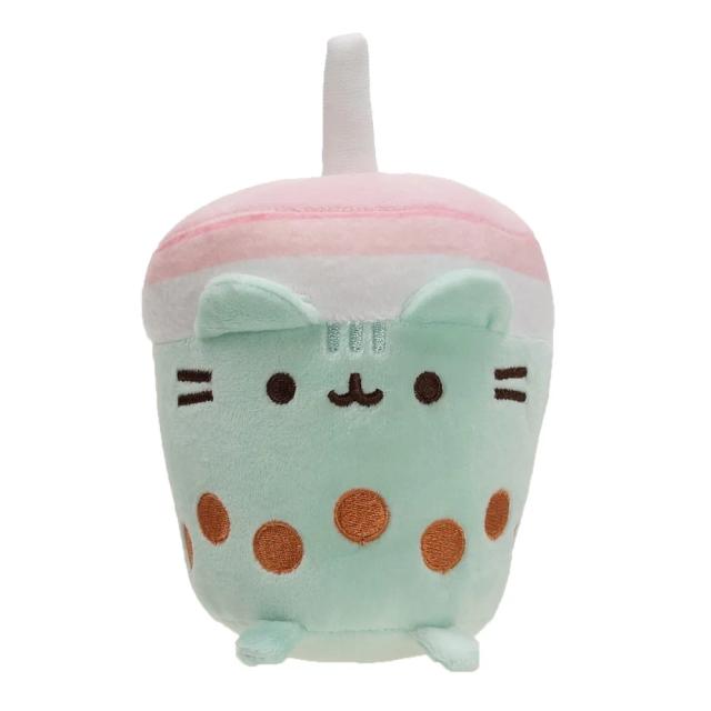 Boneca Felina de Pelúcia: Gatinha Branca e Cinza, Macia e Fofa - Travesseiro Infantil e Presente de Aniversário Ideal para Meninas (15cm)