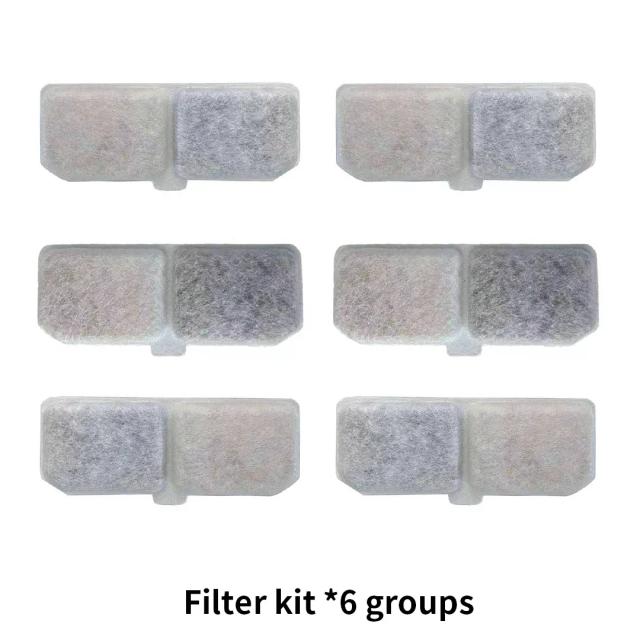 Fonte de Água Filtrante Elétrica para Gatos com Grande Capacidade de 3L e Filtro Auto Recirculante Silencioso USB