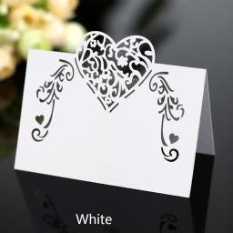 Nome Lugar Cartões para a Decoração Da Mesa, Decoração Da Mesa Do Casamento, Mensagem Cartão, Fontes Do Partido, 50PCs - Image 5