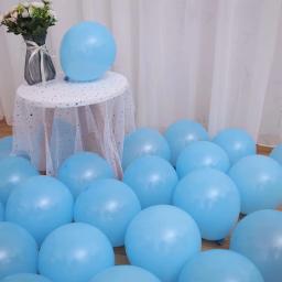 Conjunto De Confete De Látex Para Festa De Aniversário, Metal, Azul, Decorações De Natal, Chuveiro De Bebê, Balão De Newyear, 10in - Image 6