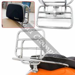 Motocicleta Traseira Armazenamento Prateleira Suporte, Dobrável Bagagem Rack Kit, Saco Stand Acessórios, Fit para Vespa Sprint, Primavera 150, GTS300 - Image 4