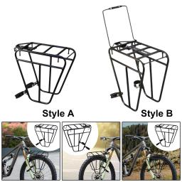 Rack dianteiro de bicicleta, suporte para pannier de carga, fácil de instalar, prateleira de bagagem para ciclismo, mountain bike - Image 4