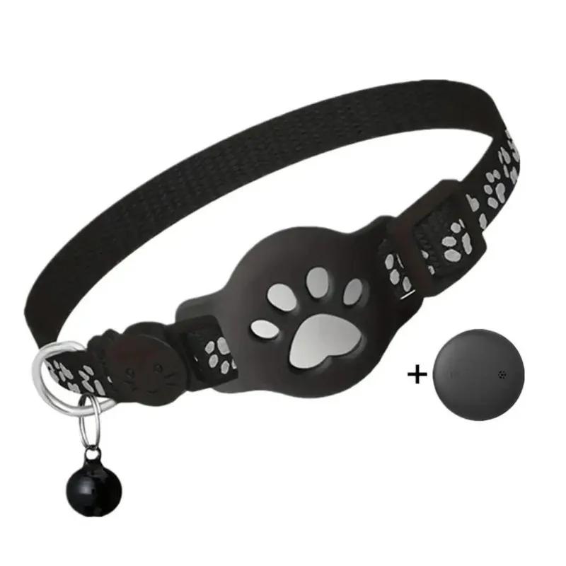 Rastreador de localização para cães e gatos pequenos, coleira reflexiva para animais de estimação com fivela de segurança, mini dispositivo rastreador para cachorros, compatível com ios - Image 1